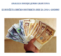 Analiza dodijeljenih grantova za 2014 godinu