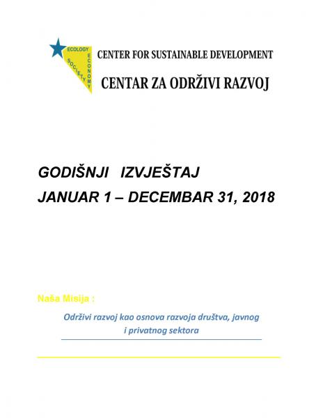 Godišnji izvještaj 2018